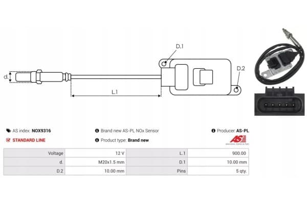 Sensor NOx As-Pl nuevo 4