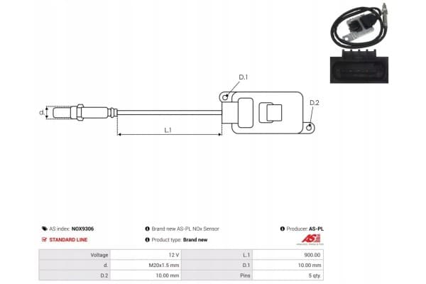 Sensor NOx As-Pl nuevo 4