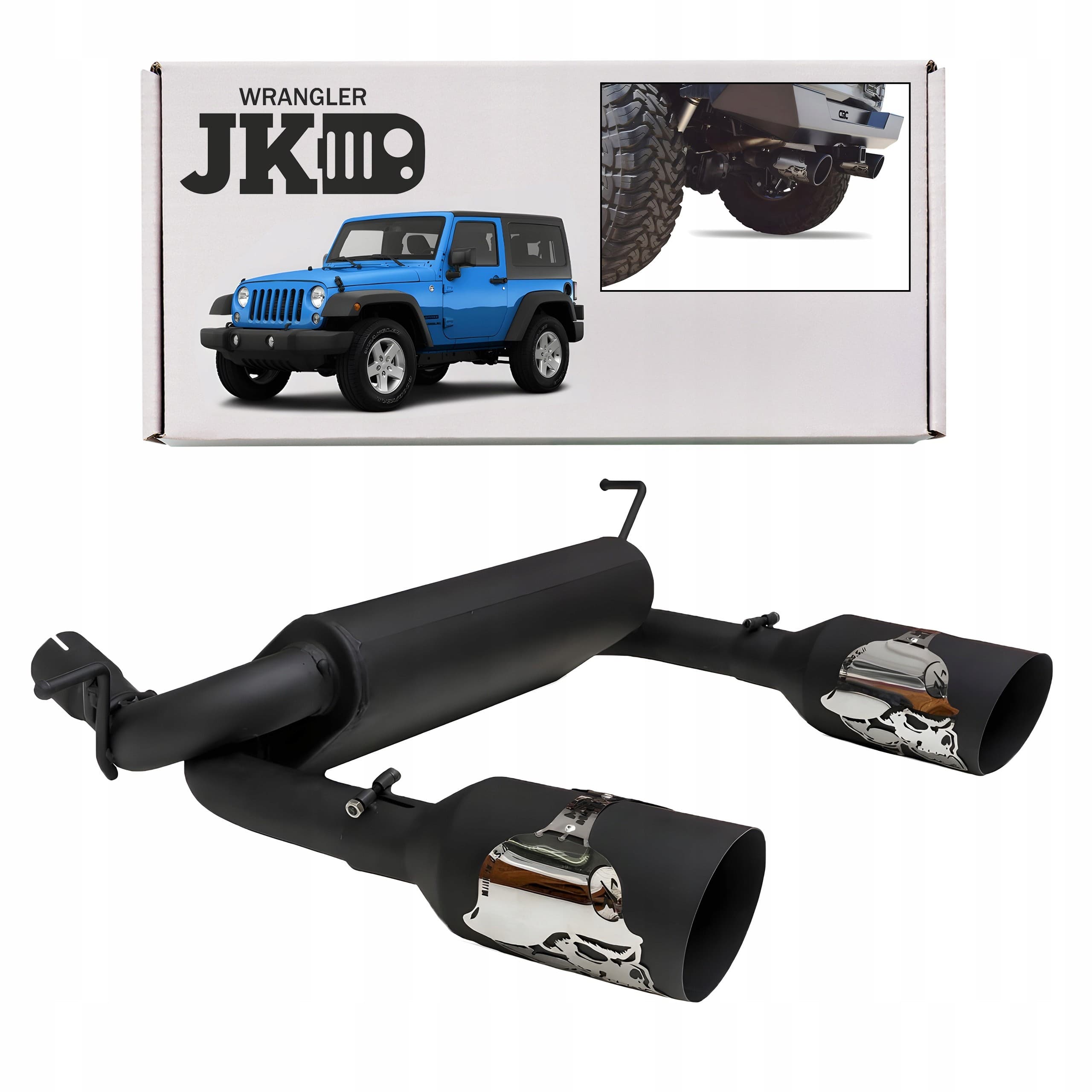 Escape Metal Mulisha para Jeep Wrangler JK 2007-2018 nuevo