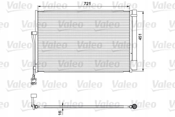 Valeo 814379 Condensador para aire acondicionado nuevo 2