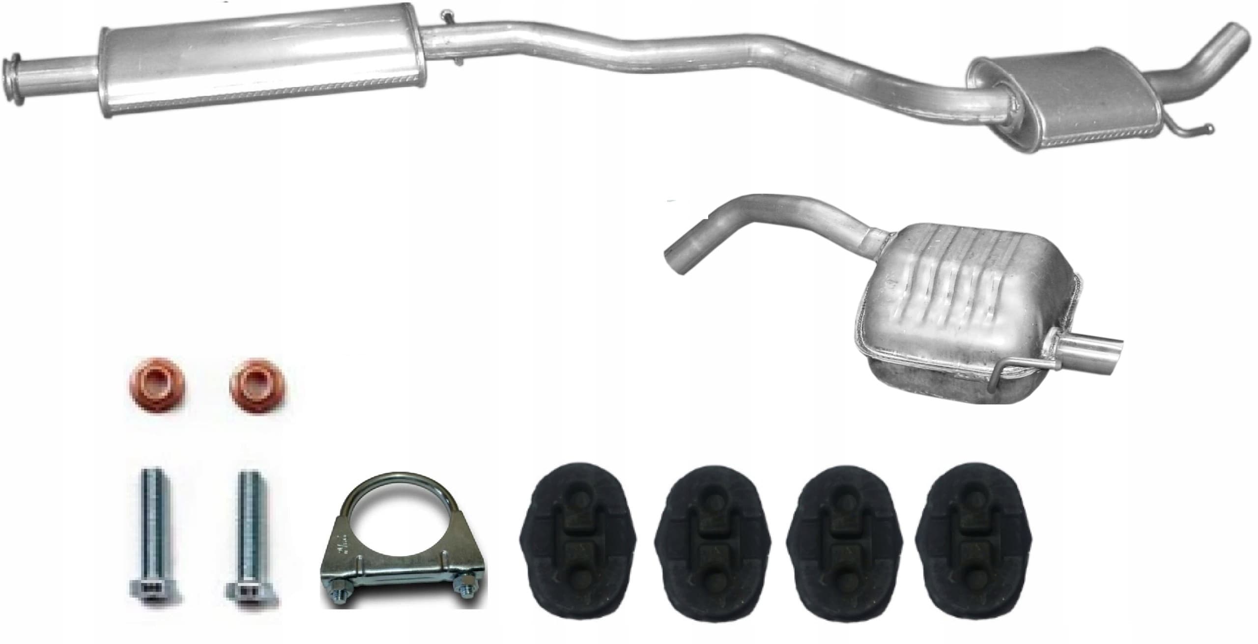 Juego de 2 silenciadores para Alfa Romeo 147 nuevo