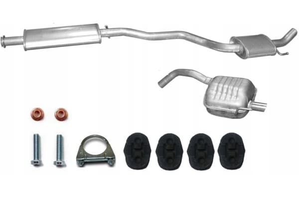Juego de 2 silenciadores para Alfa Romeo 147 usado