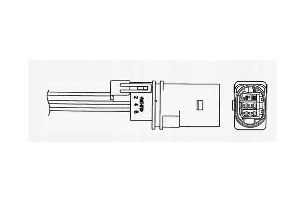 Sonda Lambda Ngk LZA07-AU4 usado 2