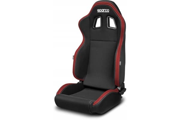Asiento tuning Sparco R100 negro-rojo MY22 usado 3