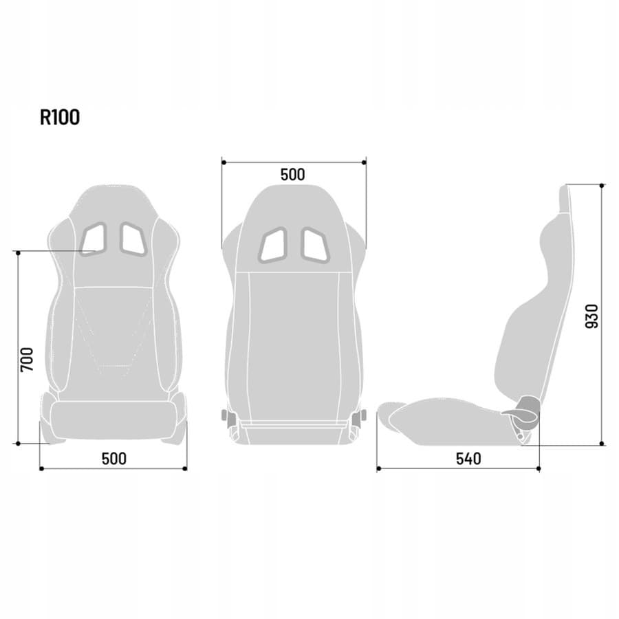 Asiento tuning Sparco R100 negro-rojo MY22 nuevo 6