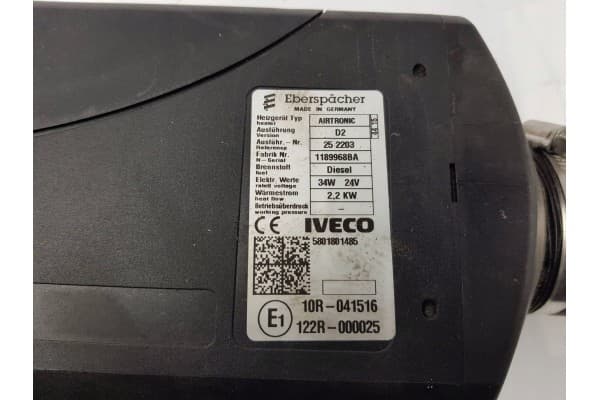 Calefactor estacionario Webasto para Iveco usado 5