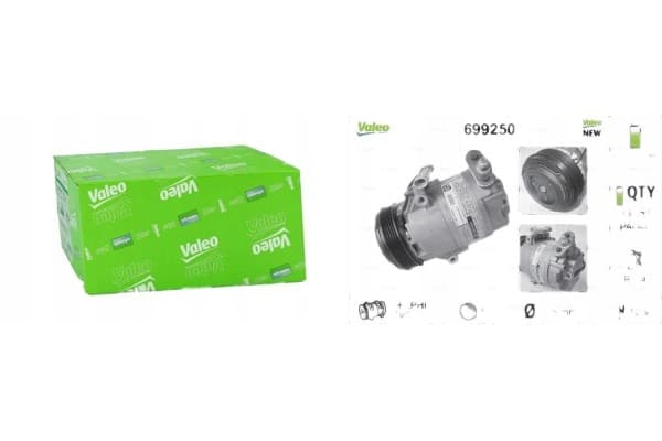 Compresor de aire acondicionado Valeo 699250 nuevo 3