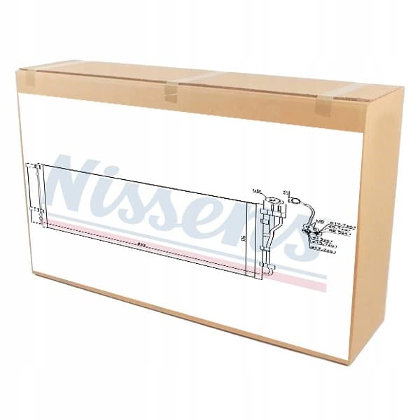 Condensador de Aire Acondicionado 941132 Nissens nuevo