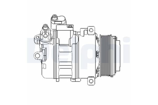 Compresor de Aire Acondicionado Delphi CS20370 nuevo 2
