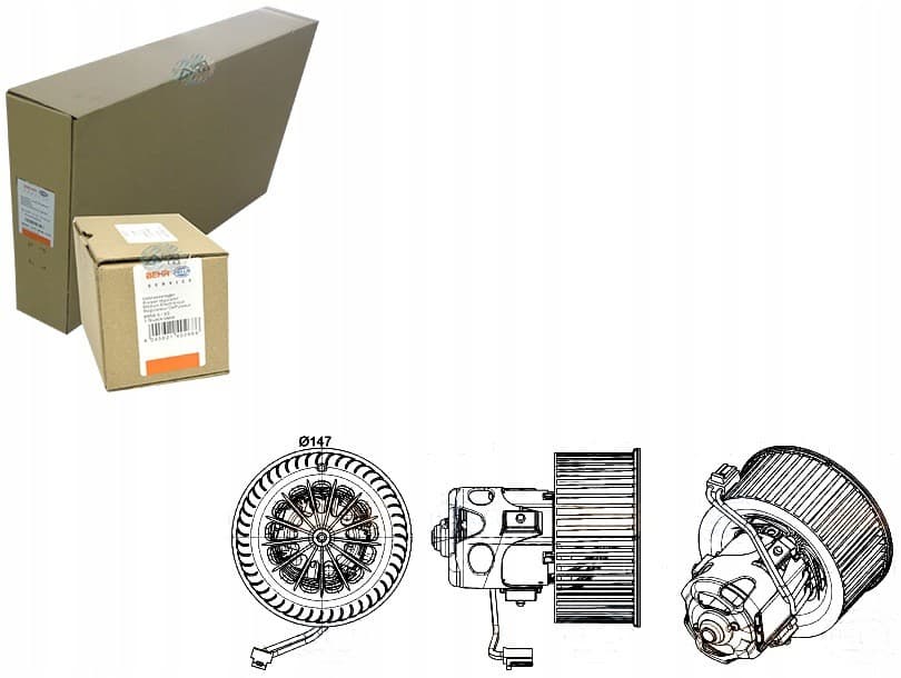 Ventilador soplador Behr Hella 64119200 nuevo