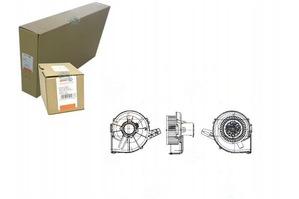 Motor del ventilador VW Polo 00- Behr Hella usado