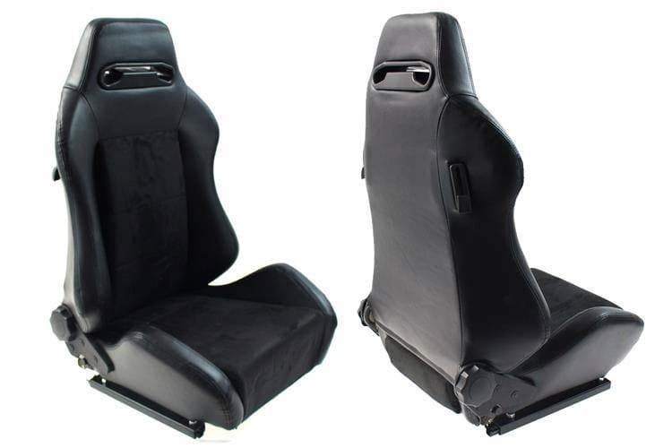 Asiento Deportivo Bucket R-Look Cuero Negro nuevo