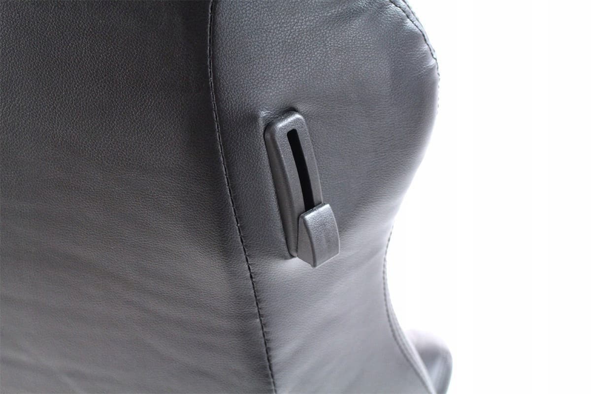 Asiento Deportivo Bucket R-Look Cuero Negro nuevo 7