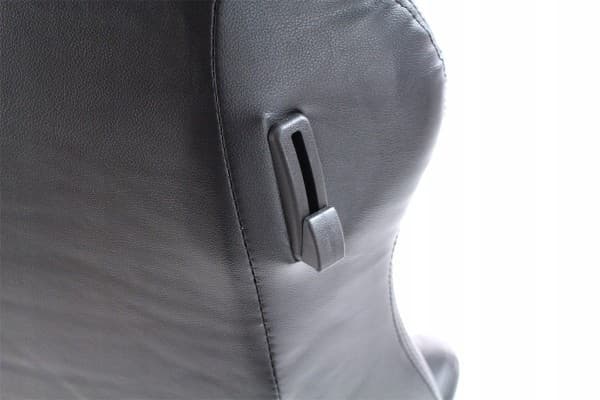 Asiento Deportivo Bucket R-Look Cuero Negro usado 7