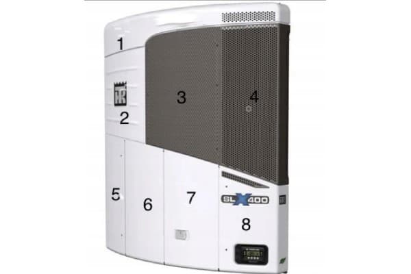 Puerta derecha Thermo King Slx usado 4