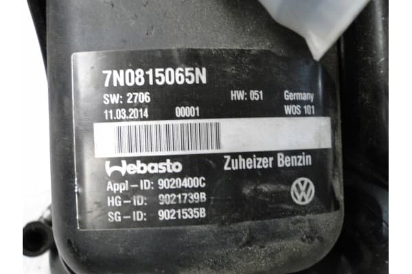 7N0815065N Volkswagen Sharan Webasto Gasolina usado 4