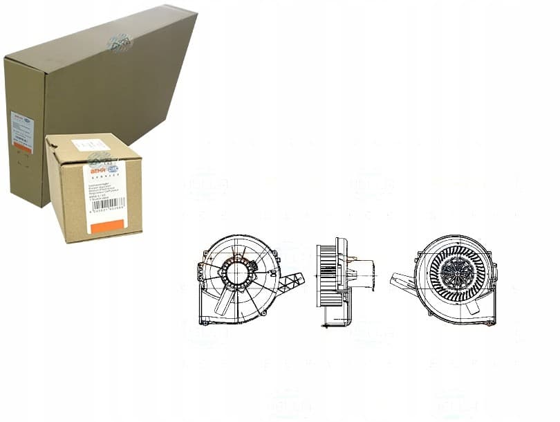 Motor del soplador Behr Hella para VW Polo 00- nuevo