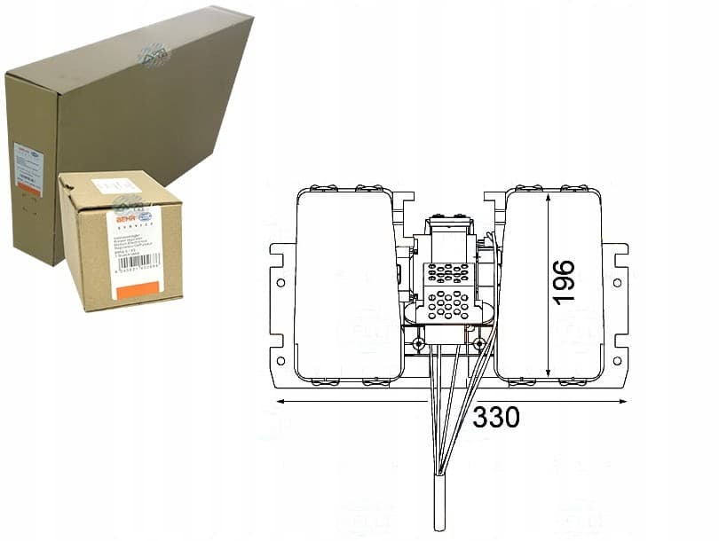 Ventilador Soplador Behr Hella G715810130310 G7168 nuevo