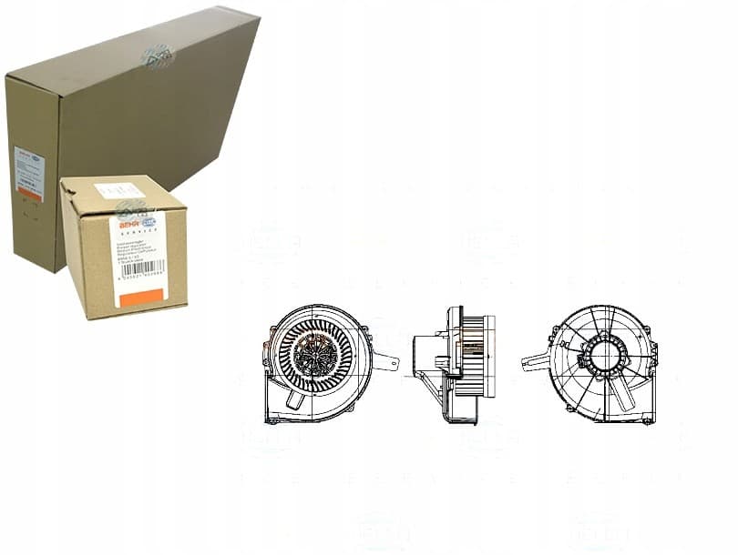 Ventilador de aire Behr Hella para Audi A2 1.4 TDI (8Z) nuevo