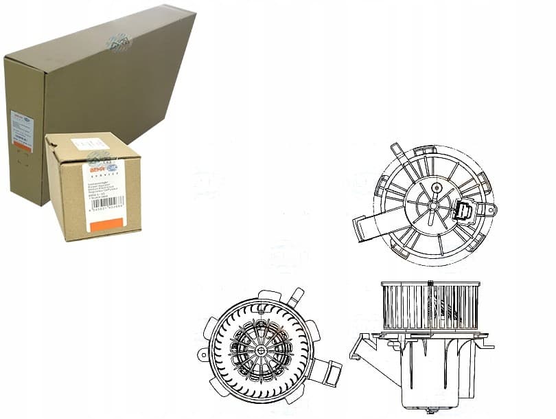 Ventilador soplador Behr Hella 4518301600 45183001 nuevo