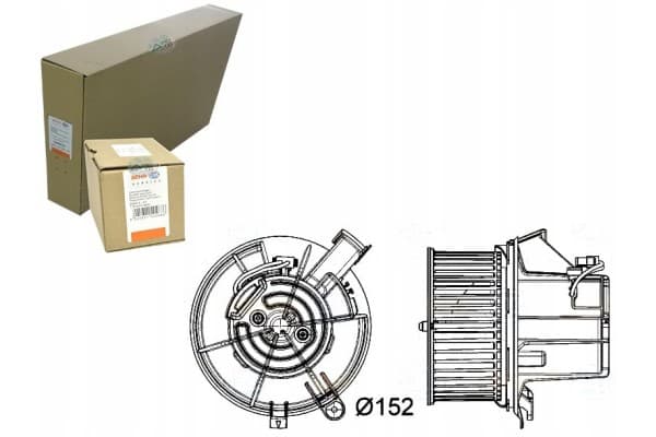 Ventilador Soplador Behr-Hella 20482000 usado