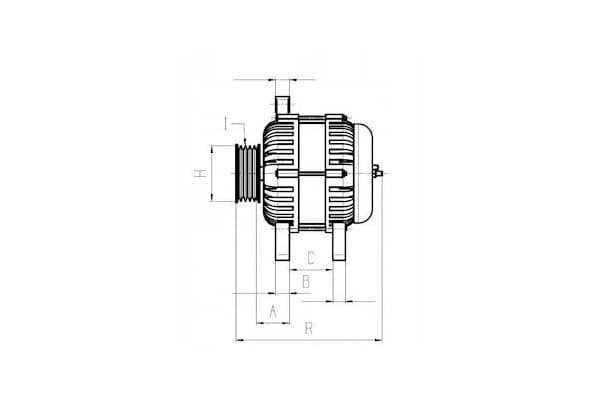 Alternador CAR116573 Hc-Cargo nuevo 4
