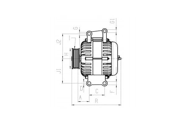 Alternador HC-Cargo F032116309 nuevo 4