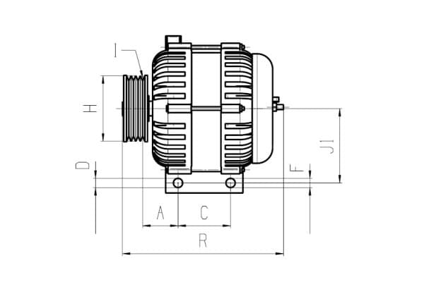Alternador HC-Cargo F 032 115 606 nuevo 3