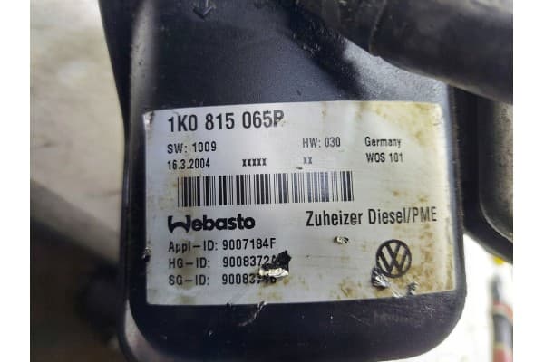 Webasto Volkswagen Touran 1K0815065P usado 8