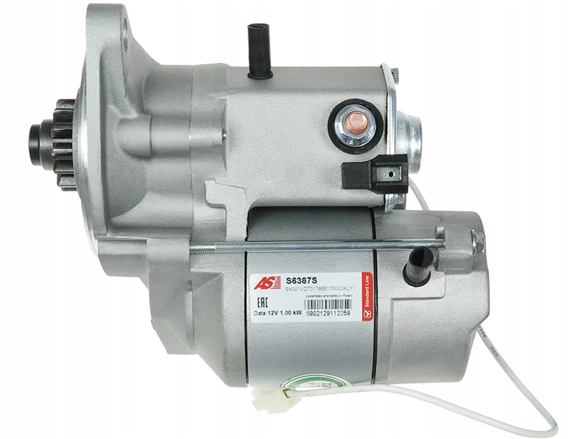 Motor de arranque As-Pl S6367S nuevo