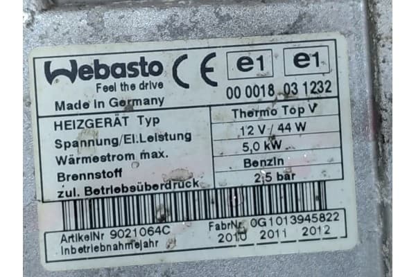 Ford Webasto AG9N18K463DA Gasolina usado 6