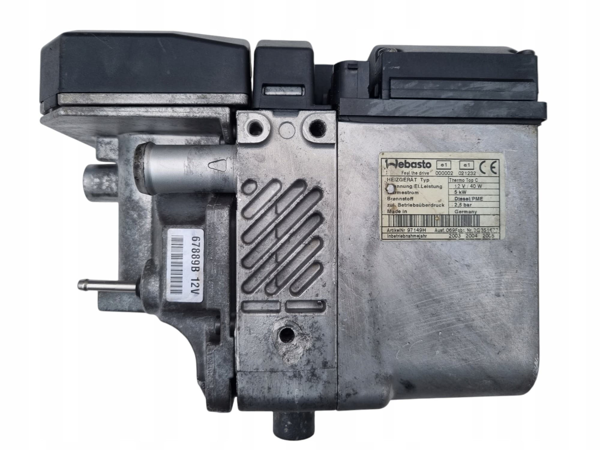 Calefactor Webasto Thermo Top C para VW Touareg 7L6819008A reacondicionado