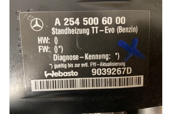 Calefactor autónomo Mercedes-Benz Glc X254 usado 5