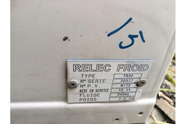 Unidad de Refrigeración Chiller Relec Froid TR32 Nº 15 usado 4
