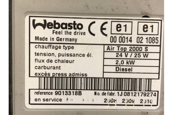 Calefactor de aire Renault Trucks 20383404 usado 6