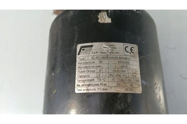 Conjunto de Cilindro de Gas para Portatanque Carrier Supra 65-60026-00 Nº 326/146 usado 2
