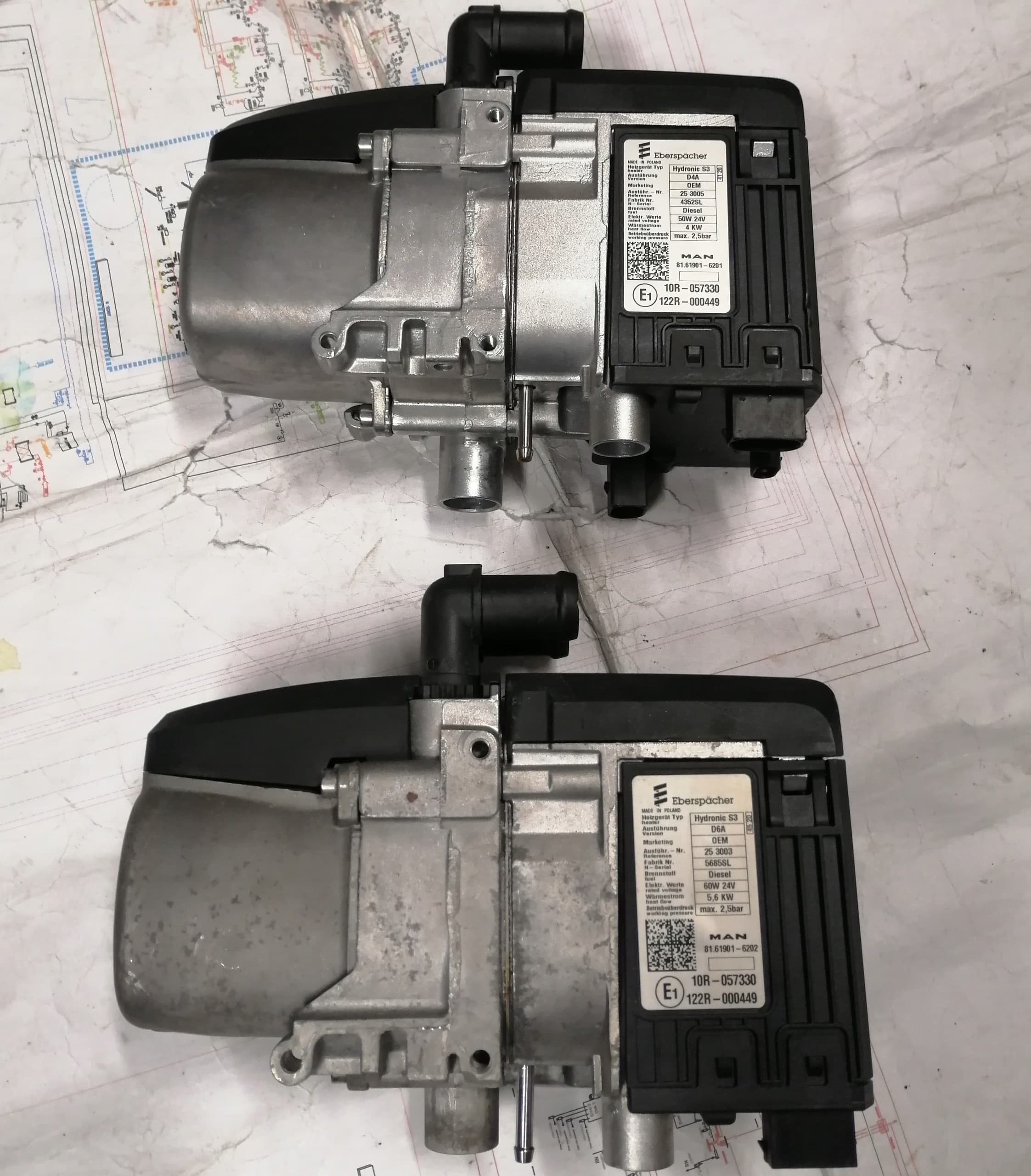 Calefacción Hydronic S3 D4A D6A 24V Eberspacher para Man reacondicionado