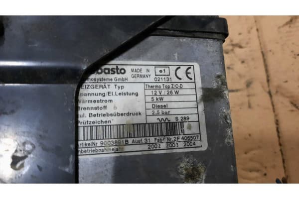 Webasto Mazda Mpv 2.0D 9003891B usado 6