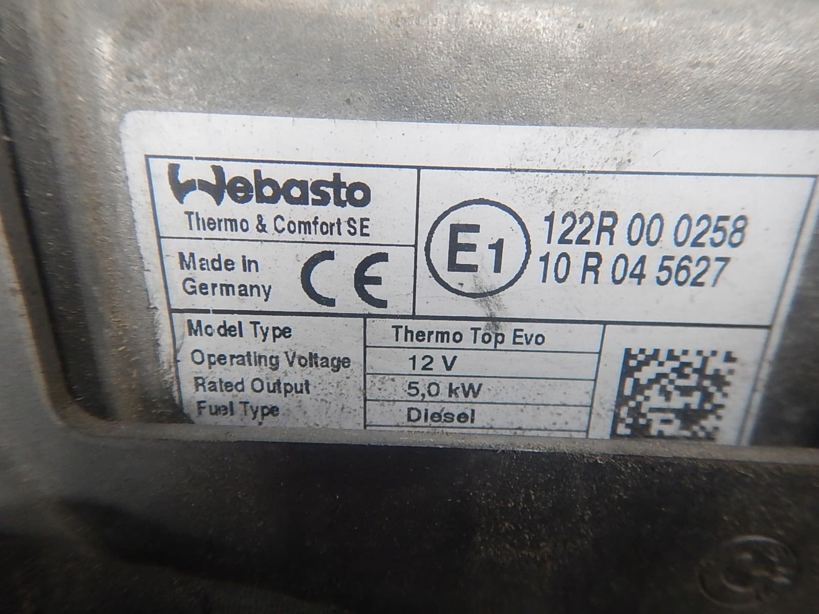 BMW 5 F10 F11 Webasto TT Evo Diesel 9330617 Original nuevo 6