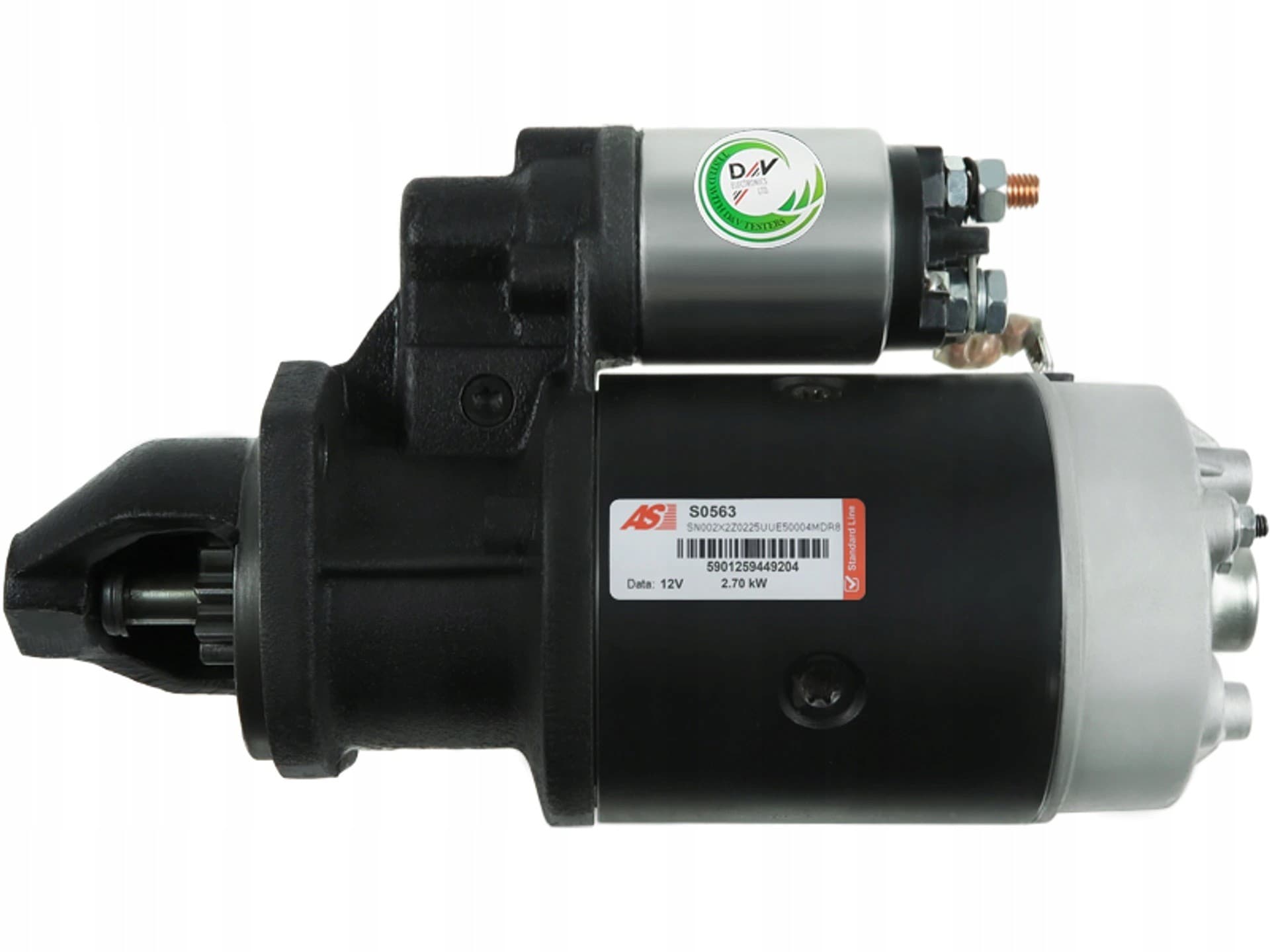 Motor de arranque As-Pl S0563 nuevo 6