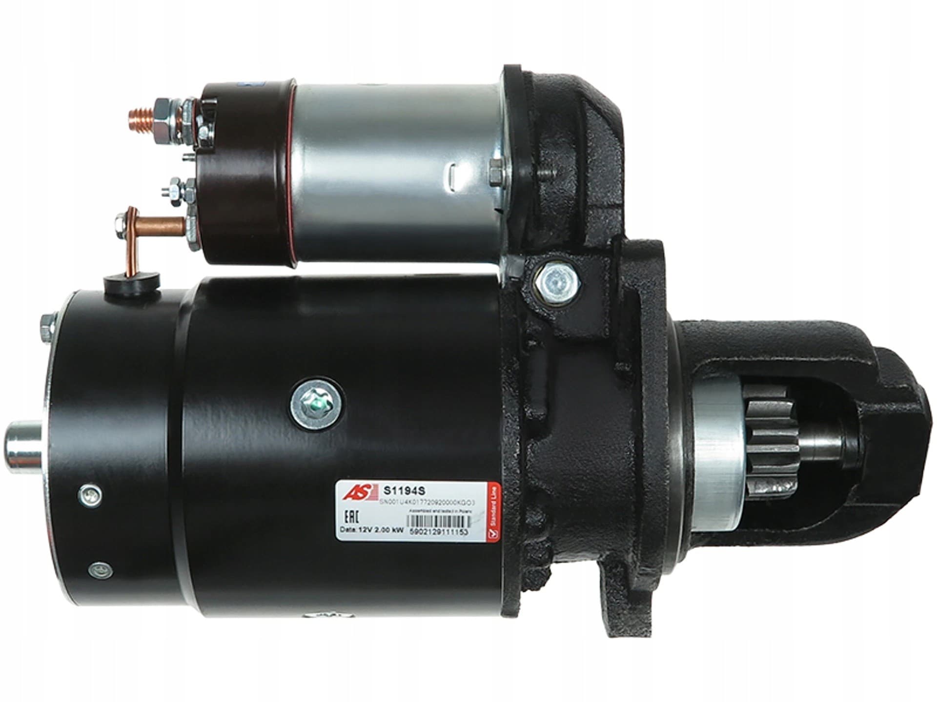 Motor de arranque As-Pl S1194S nuevo