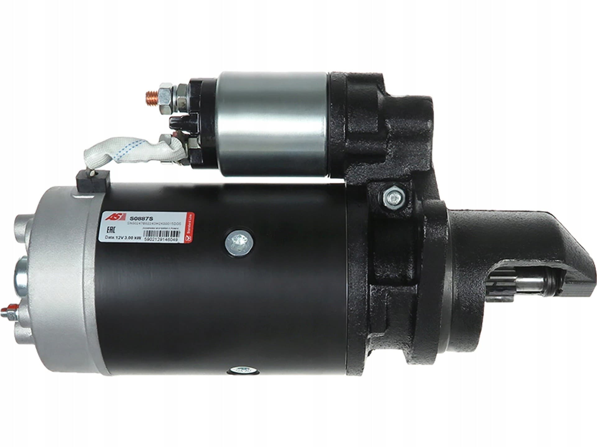 Motor de arranque As-Pl S0887S nuevo