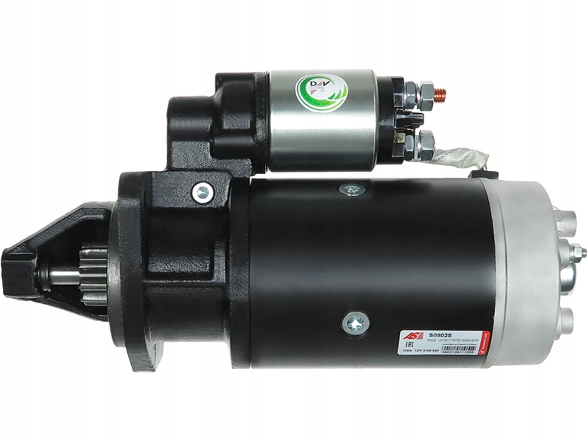 Motor de arranque As-Pl S0802S nuevo
