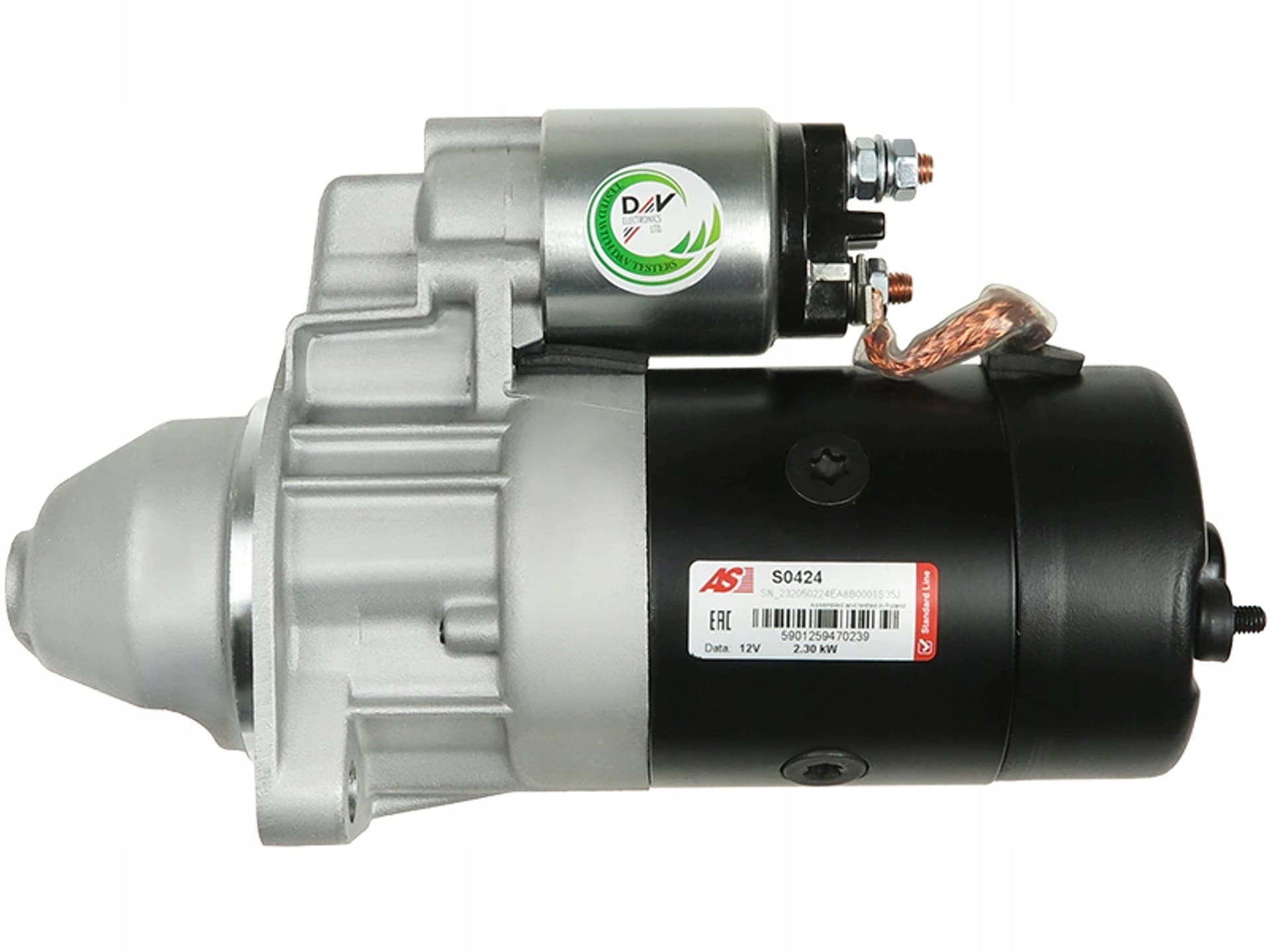 Motor de arranque As-Pl S0424 nuevo