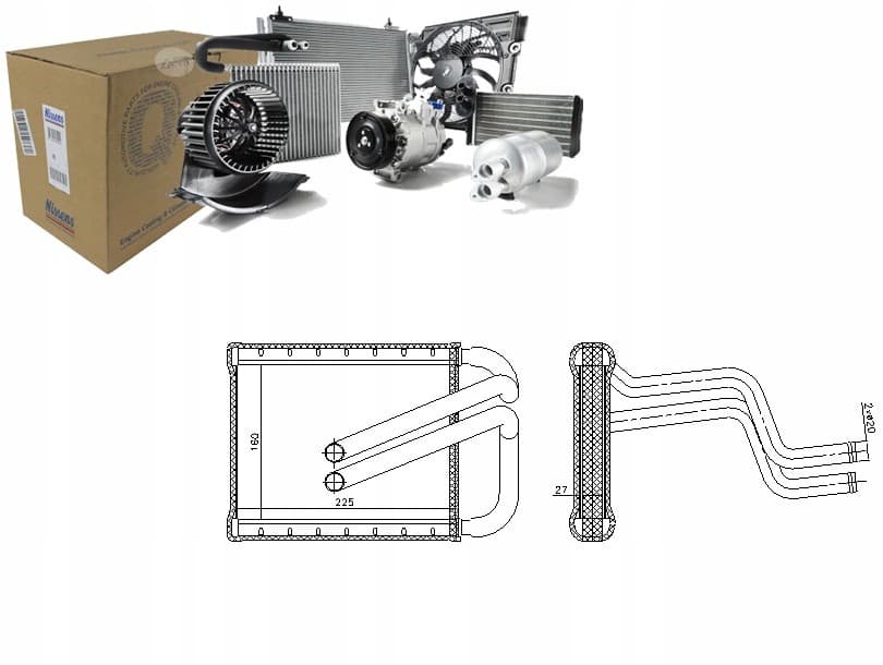 Calefactor Nissens Nis, 77536 nuevo