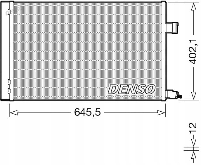 Condensador de aire acondicionado Denso DCN11009 nuevo