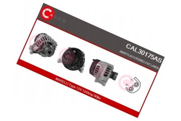 Alternador 12V 120A - Casco CAL30175AS nuevo