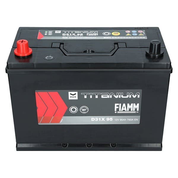 Batería Fiamm Black 12V 95Ah 760A D31X 95 L nuevo 2