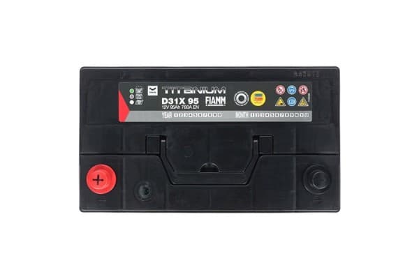 Batería Fiamm Black 12V 95Ah 760A D31X 95 L usado 4