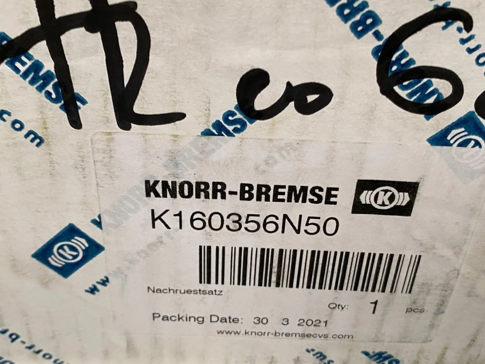 Válvula magnética Knorr-Bremse K160356N50 nuevo 3